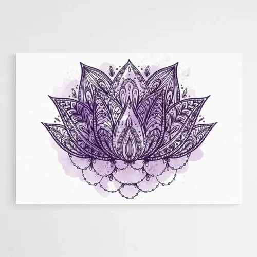 Fleur de Lotus Dessin Couleur