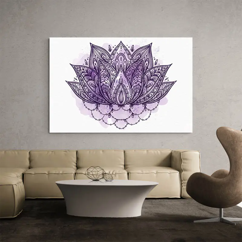 Fleur de Lotus Dessin Couleur