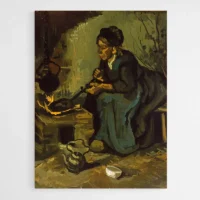 La Cuisine Paysanne par une Cheminée - Van Gogh