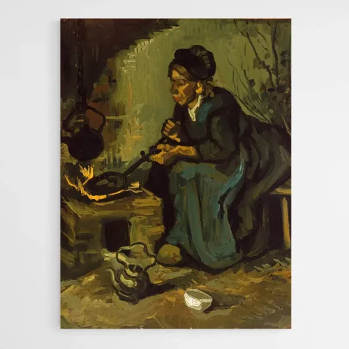 La Cuisine Paysanne par une Cheminée - Van Gogh