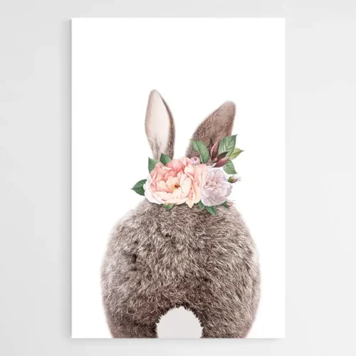 Tableau Lapin de Dos