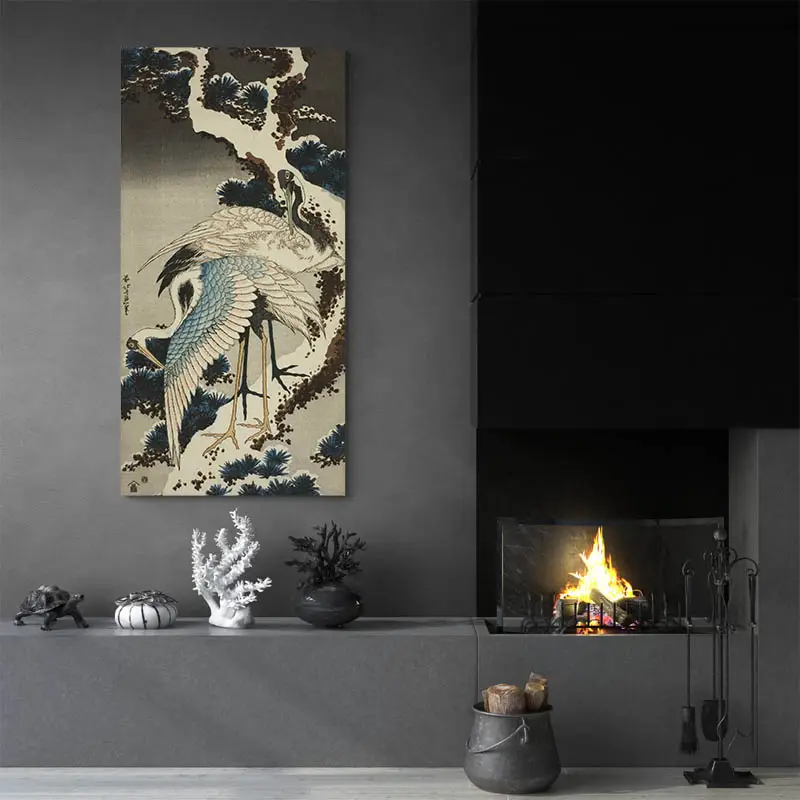 Les Grues - Hokusai