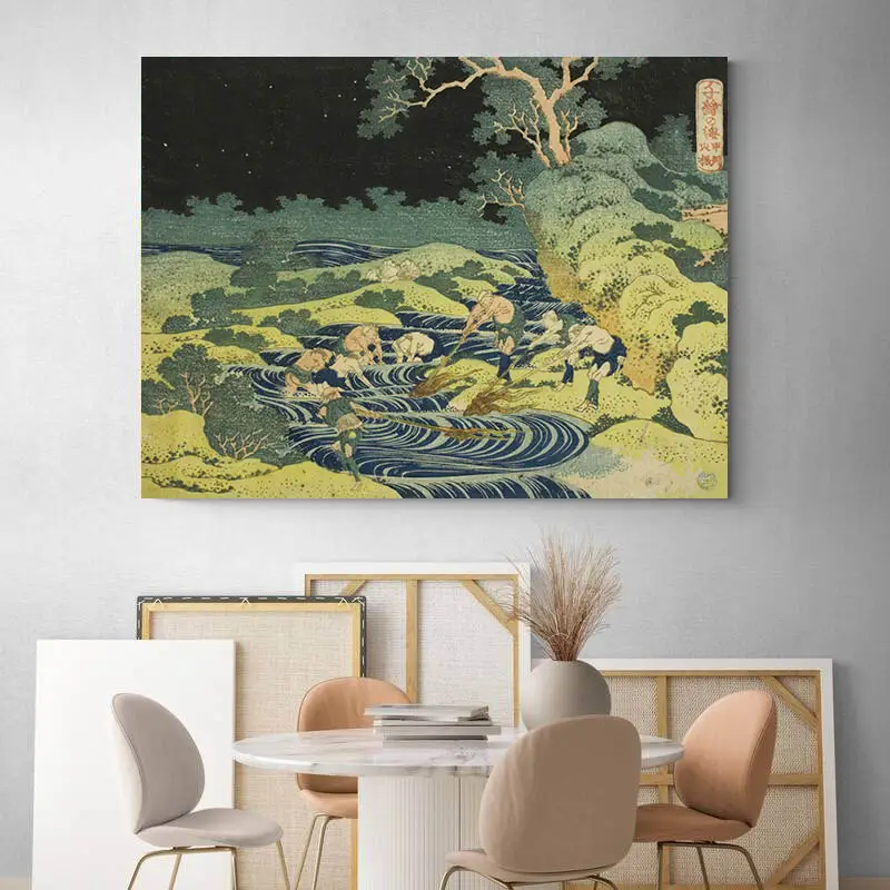 Les pêcheurs - Hokusai