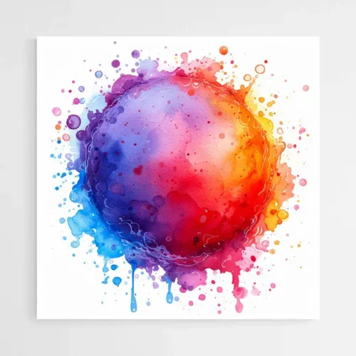 Peinture Abstraite Aquarelle