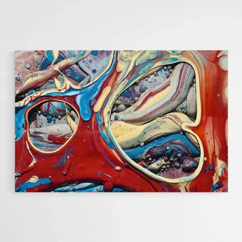 Peinture abstraite Avec Relief