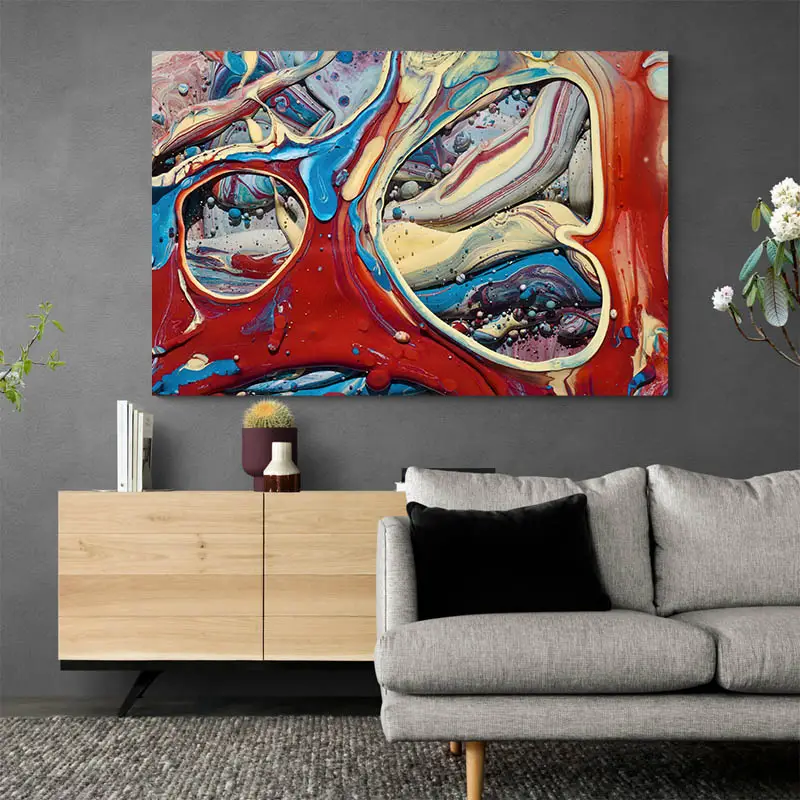 Peinture abstraite Avec Relief