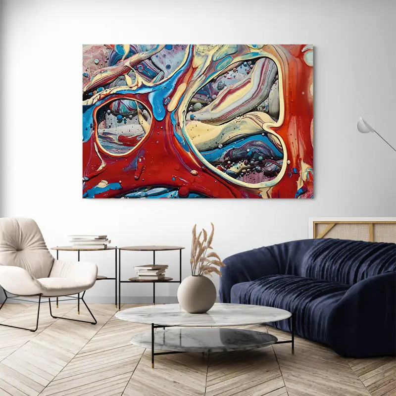 Peinture abstraite Avec Relief