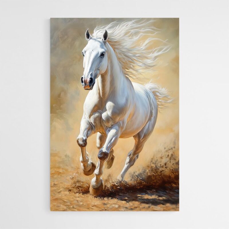 Peinture Cheval Blanc