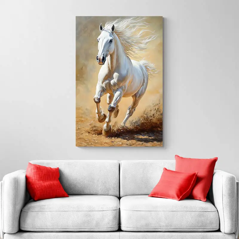Peinture Cheval Blanc