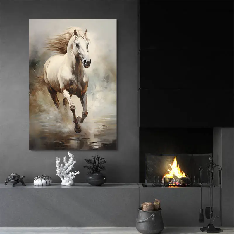 Peinture Cheval Au Galop