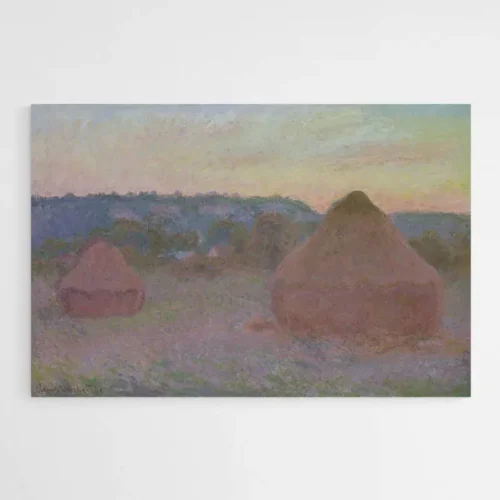 Piles de blé (fin de journée, automne) - Monet