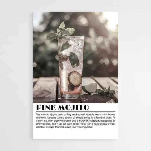 Poster Pink Mojito