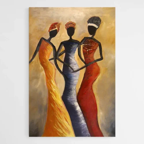 Tableau 3 femmes Africaines