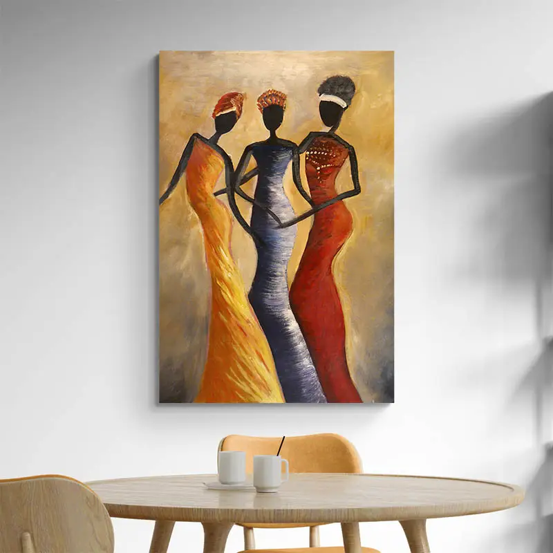 Tableau 3 femmes Africaines