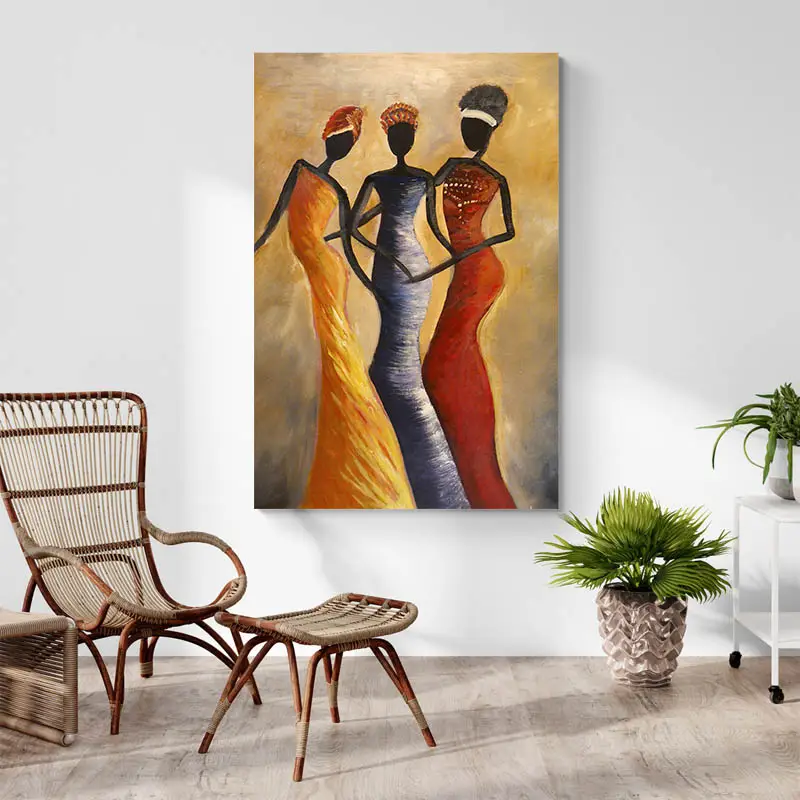 Tableau 3 femmes Africaines