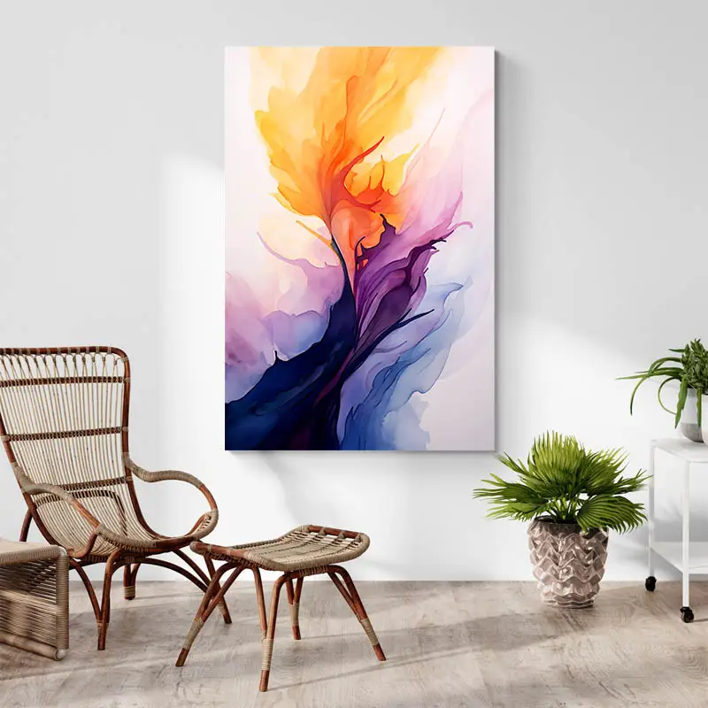 Tableau Abstrait  Lion