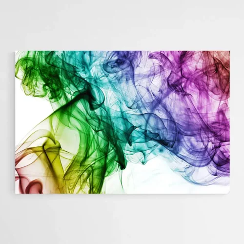 Tableau Abstrait Fumée