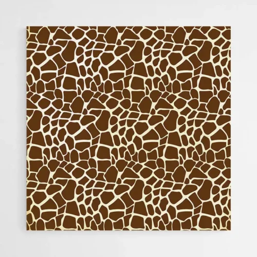Tableau Abstrait Girafe