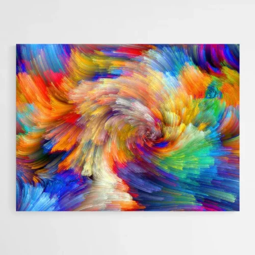 Tableau Abstrait Multicolore