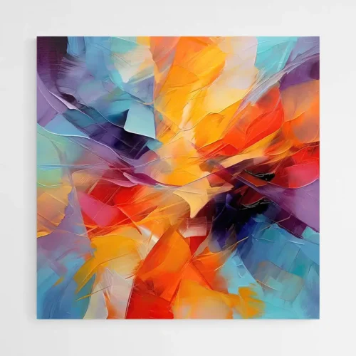 Tableau Acrylique Abstrait