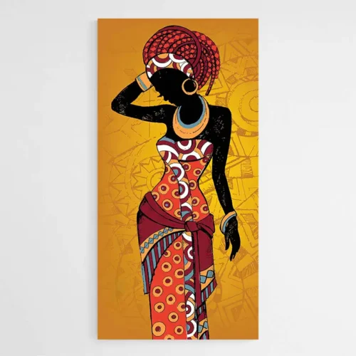Tableau Africain Orange