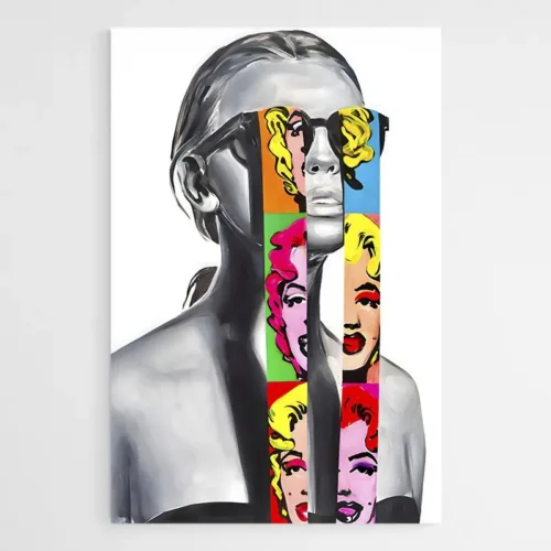 Tableau Andy Warhol Street Art