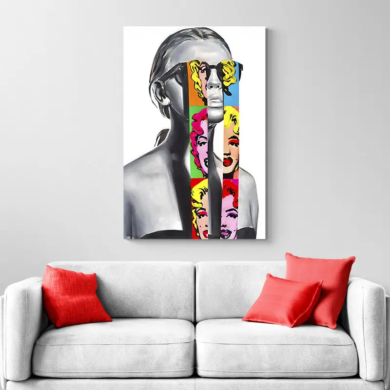 Tableau Andy Warhol Street Art