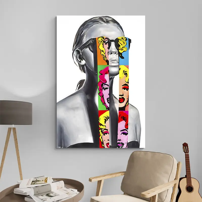 Tableau Andy Warhol Street Art