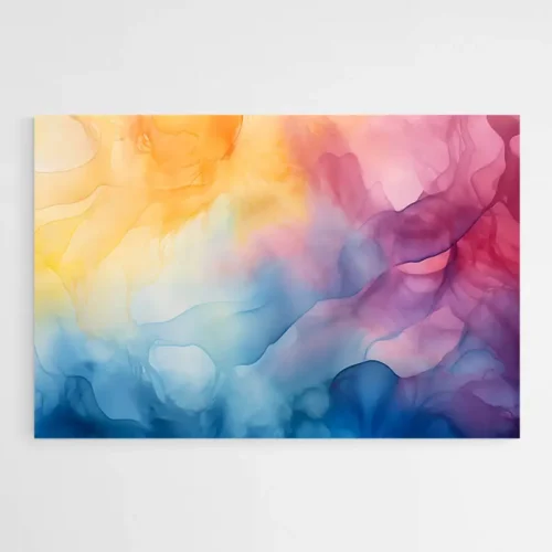 Tableau Aquarelle Abstrait