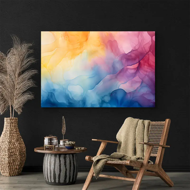 Tableau Aquarelle Abstrait