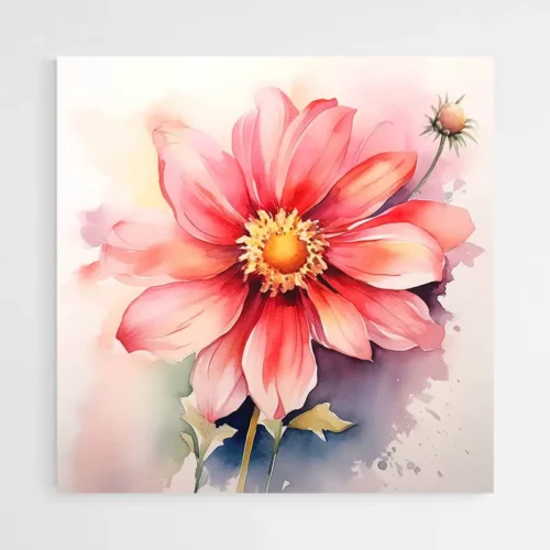 Tableau Aquarelle Fleurs