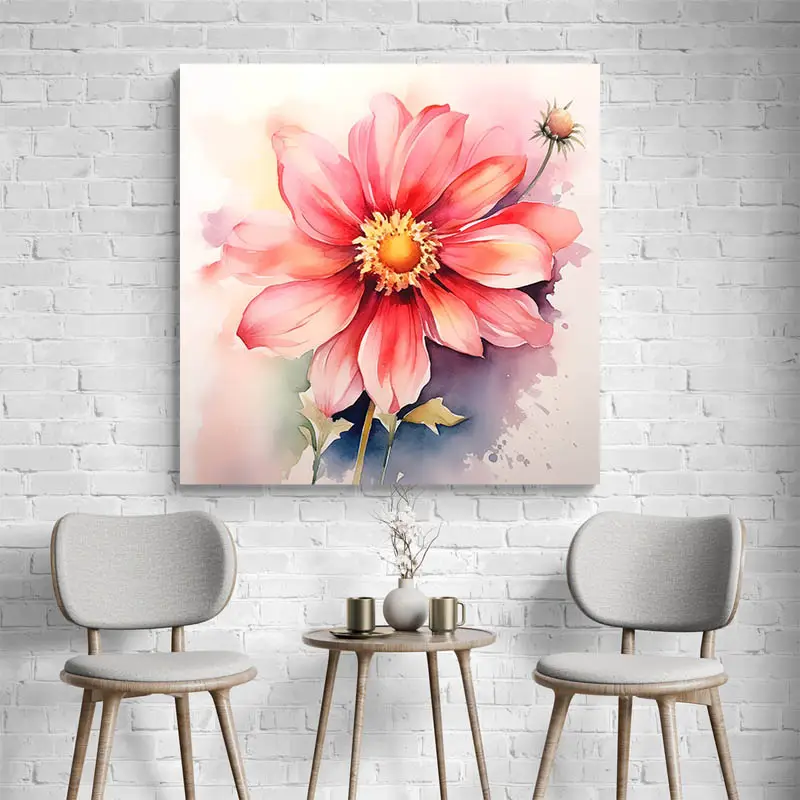 Tableau Aquarelle Fleurs