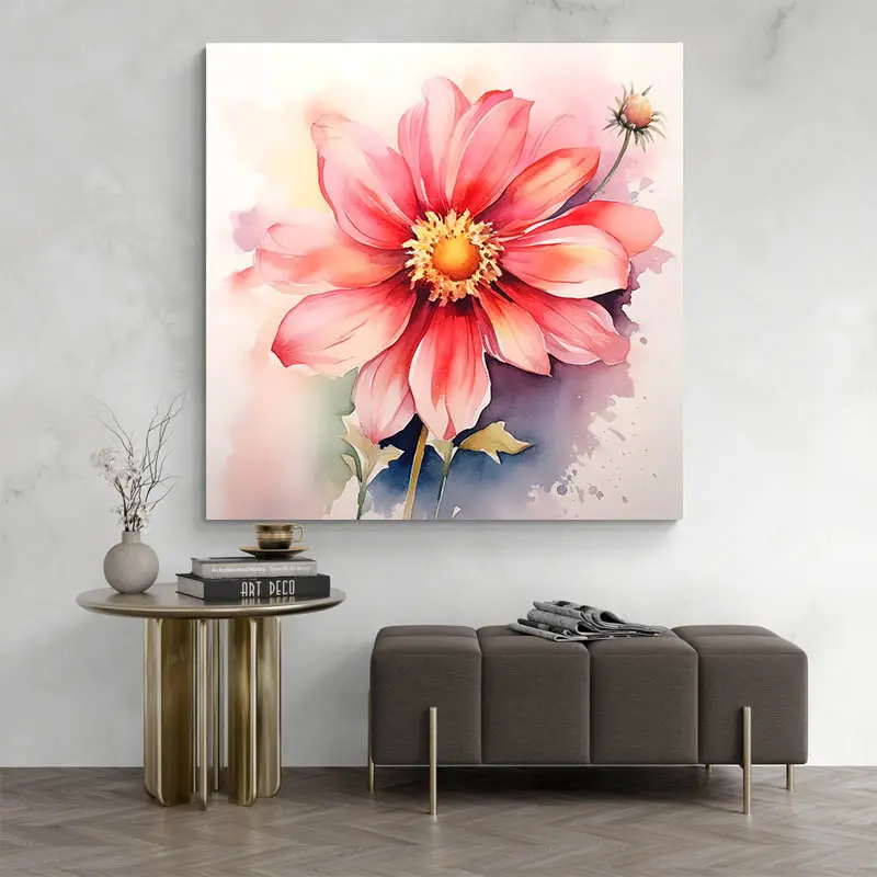 Tableau Aquarelle Fleurs