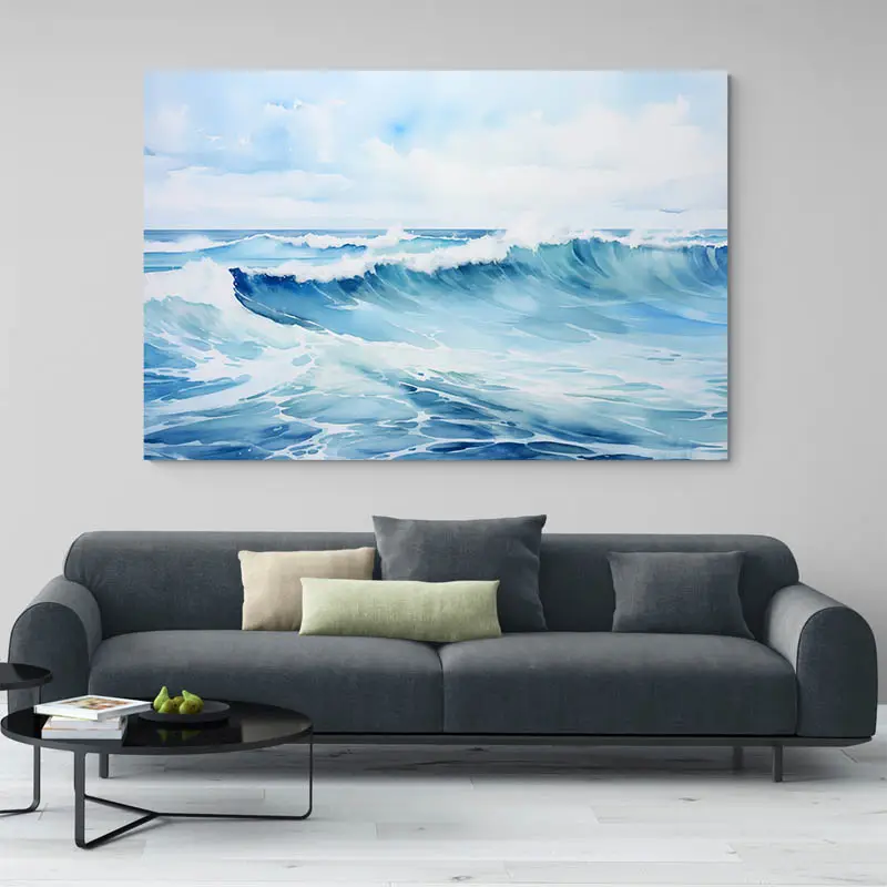 Tableau Aquarelle Mer