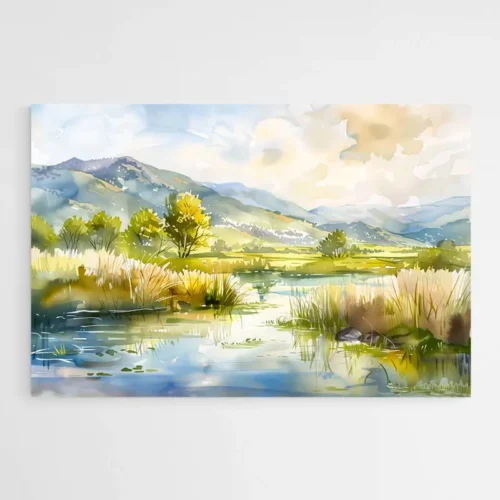 Tableau Aquarelle Paysage