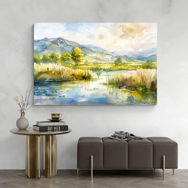 Tableau Aquarelle Paysage