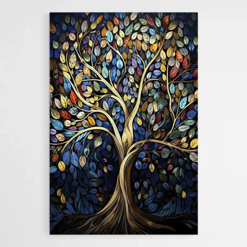 Tableau Arbre de Vie Couleur