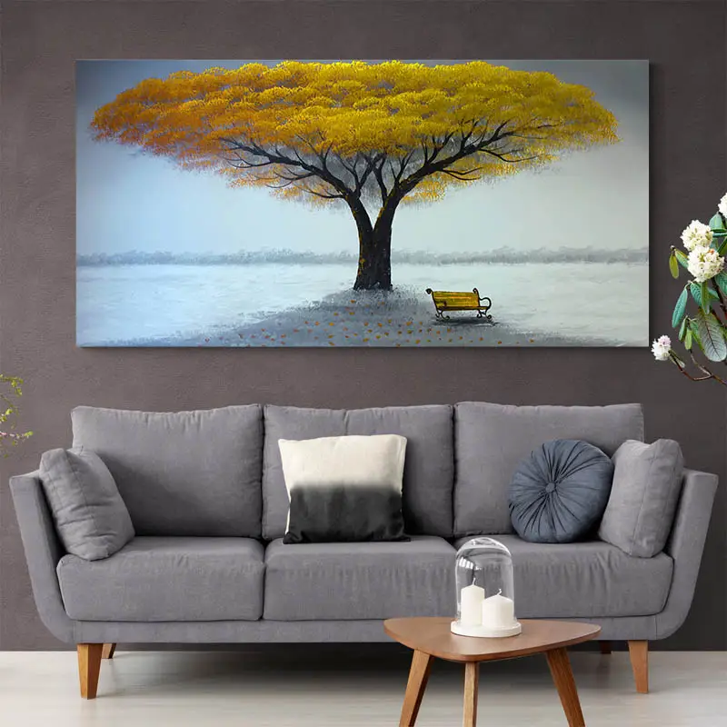 Tableau Arbre Jaune
