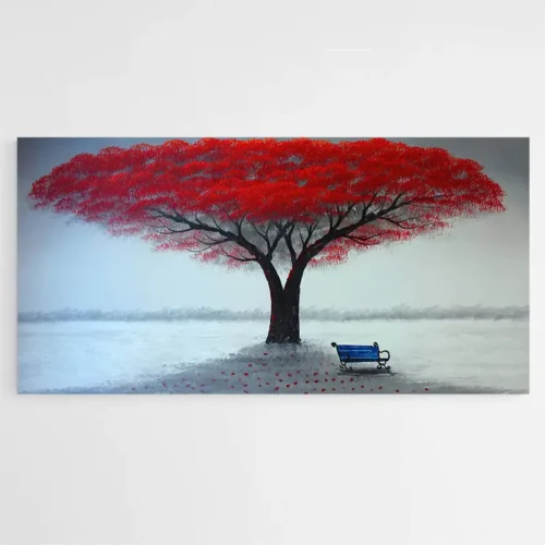 Tableau Arbre Rouge