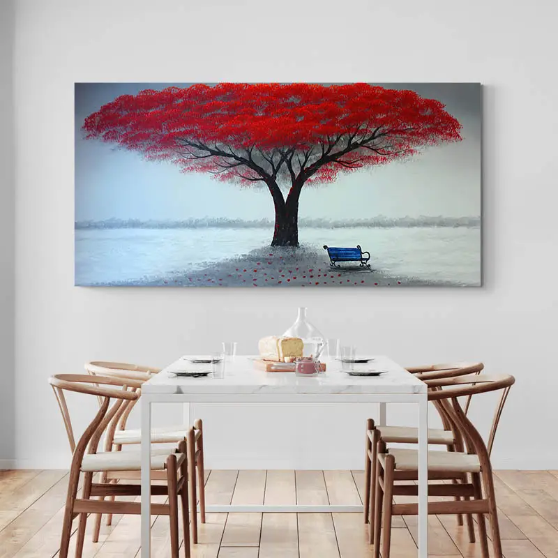 Tableau Arbre Rouge