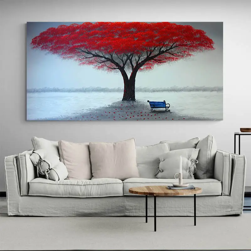 Tableau Arbre Rouge