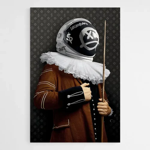 Tableau Astronaute Baroque