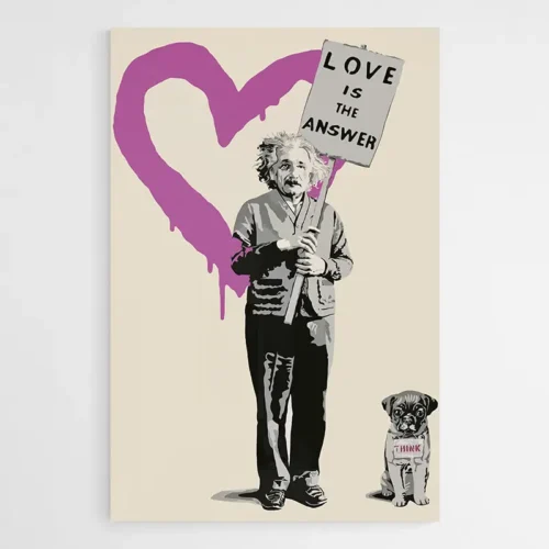 Tableau Banksy Einstein