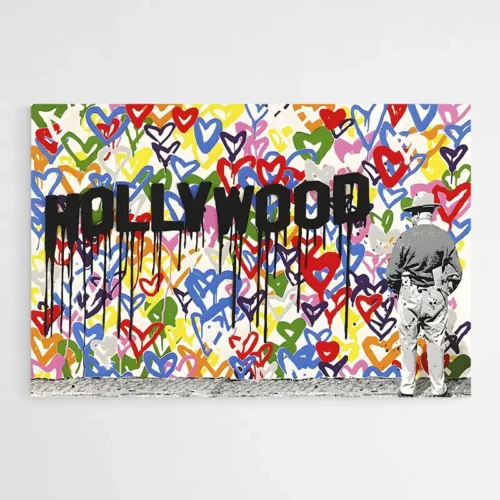 Tableau Banksy Graffitis