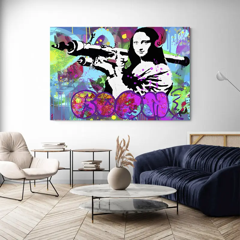 Tableau Banksy Pop Art