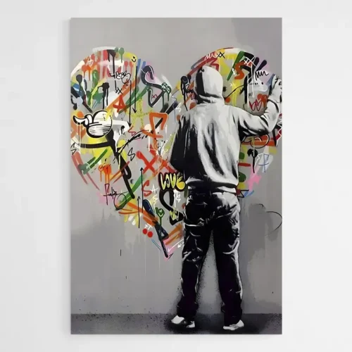 Tableau Banksy Street Art