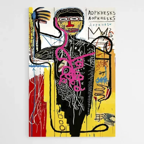 Tableau Basquiat Versus Medici