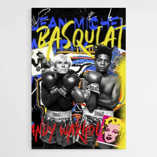 Tableau Basquiat Warhol