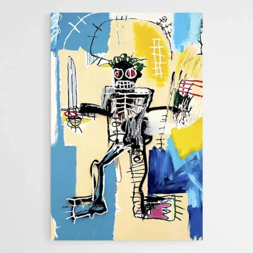 Tableau Basquiat Warrior