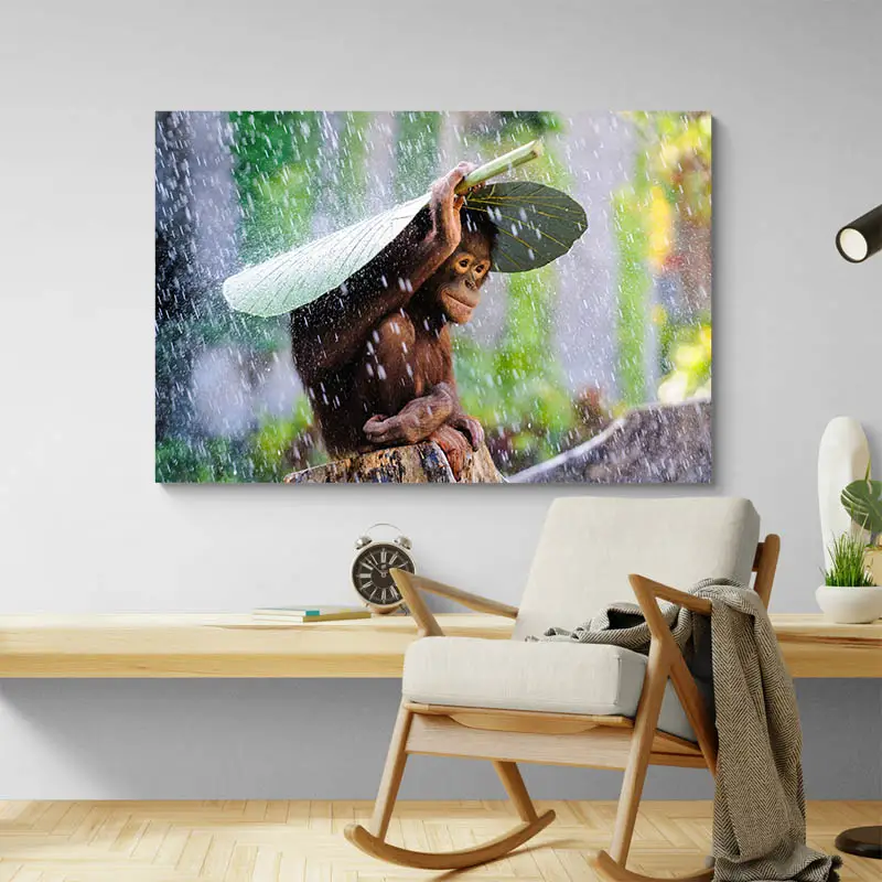 Tableau Bébé Singe